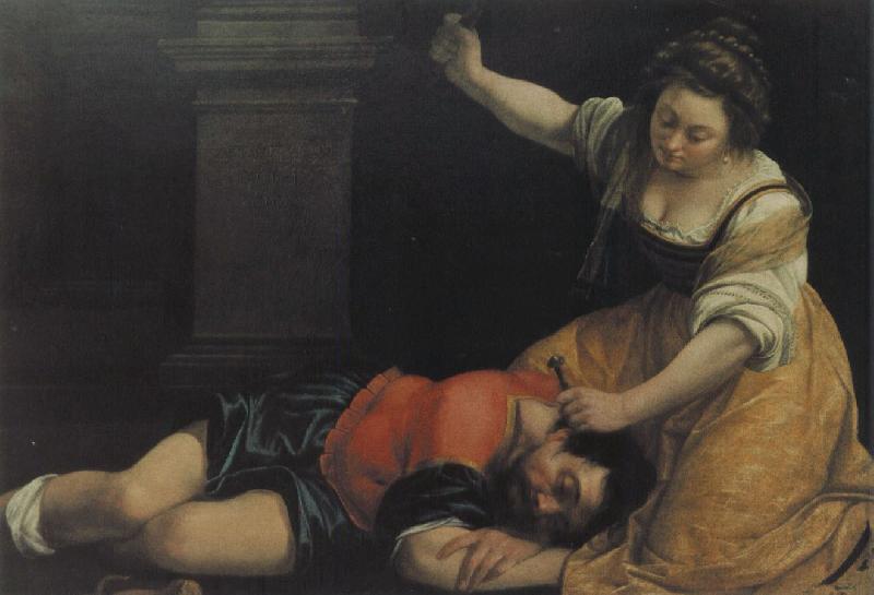 Artemisia gentileschi yael tuant sisera